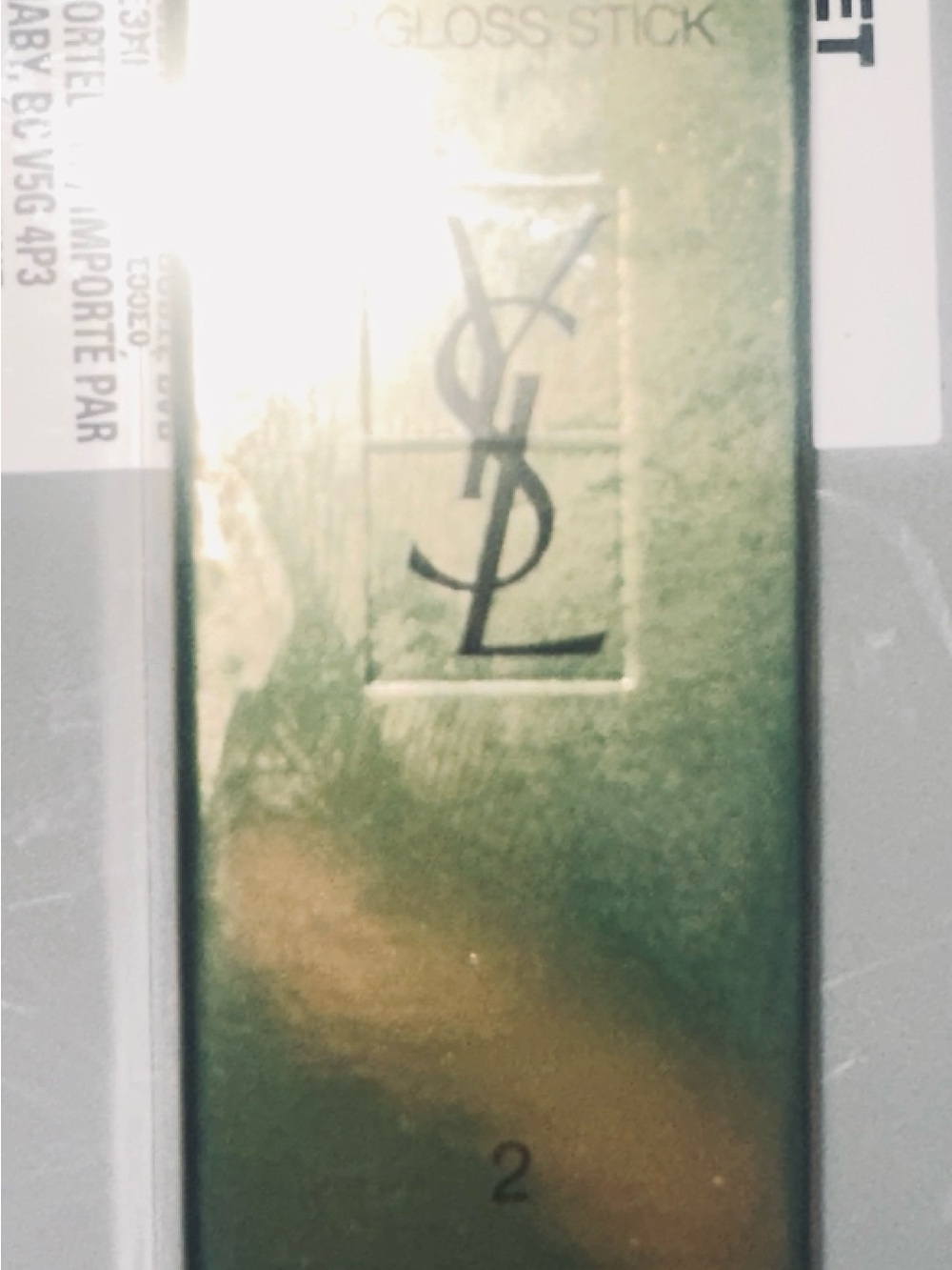 Yves Saint Laurent Loveshine Candy Glaze in Metallic Green & Gold